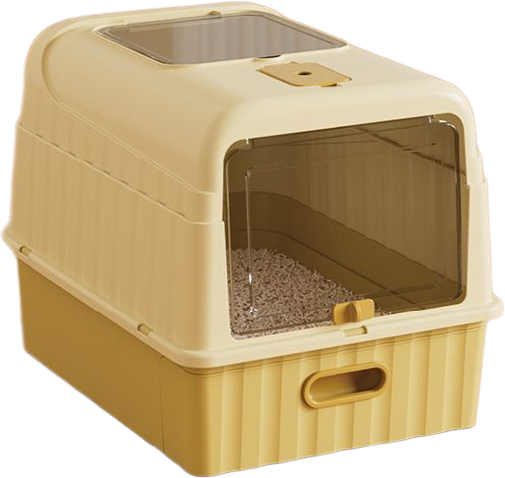 Arched dual-entry litter box — MP-HT052