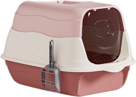 Split-body with hanging scoop litter box — MP-HT062