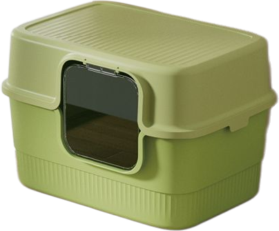 Flip-top rounded-corner litter box — MP-HT065