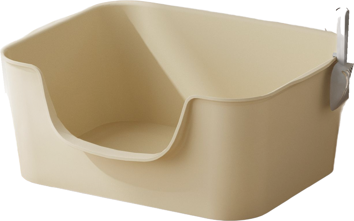Curved low-entry litter box — MP-HT072