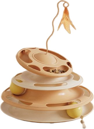 Cat-ear flower cat track toy — MP-HT092