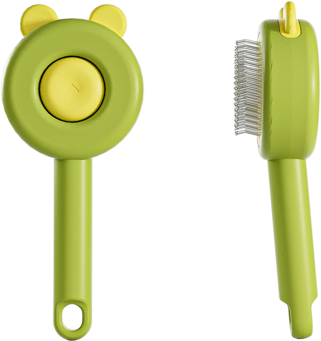Small animal-ear round-head cat brush — MP-HT106