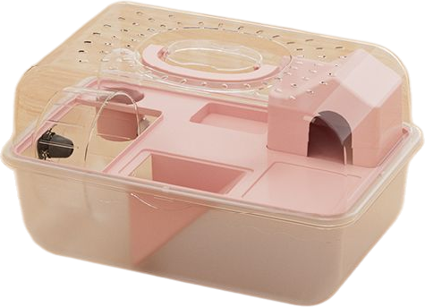 Square transparent hamster cage — MP-HT109