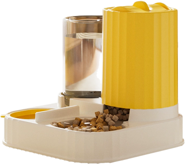 Round gravity food and water feeder — MP-HT120