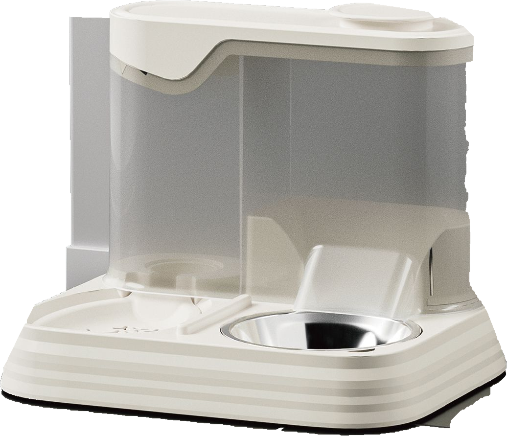 Square food hopper feeder with bowl — MP-HT126