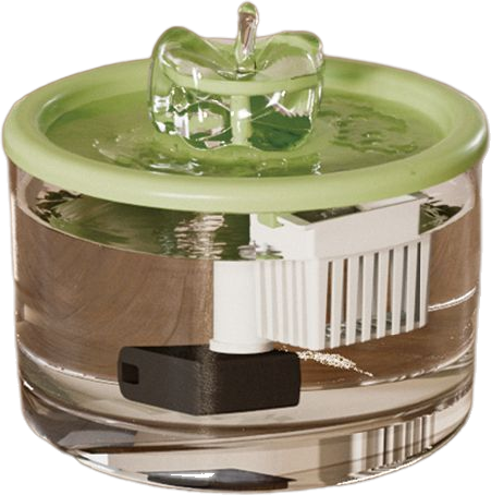 Transparent round tank fountain water fountain — MP-HT131