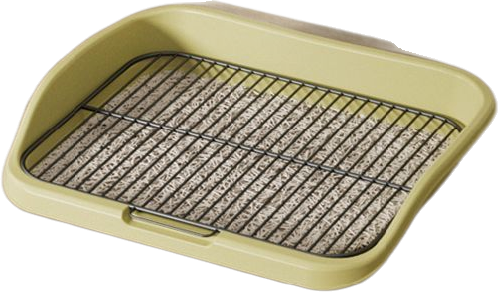 Rectangular wire-mesh dog toilet tray — MP-HT135
