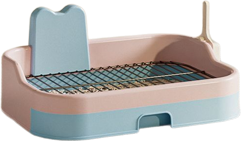 High back panel dog toilet tray — MP-HT141