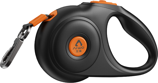 Knight leash (without light) compatible with add-on poop bag dispenser — MP-Q06