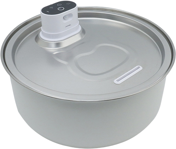 Smart wireless sensor stainless steel pet water fountain — MP-S07