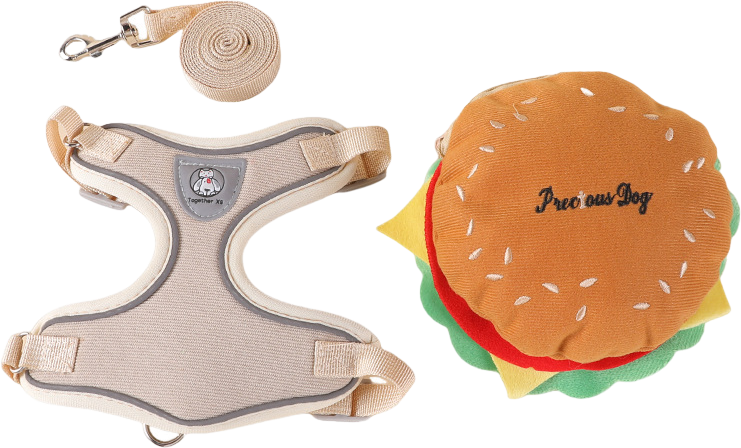 X13 Burger harness leash and backpack 3-piece set — MP-X497