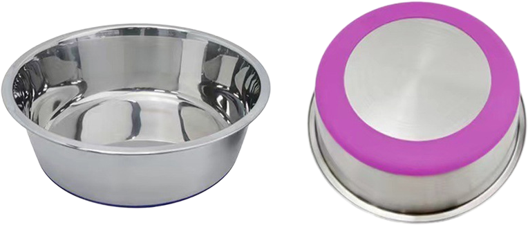 Pet bowl - partial non-slip silicone base — PM-PC05