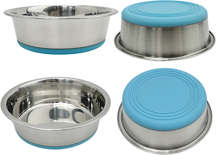 Pet bowl - fully wrapped non-slip silicone base — PM-PC06