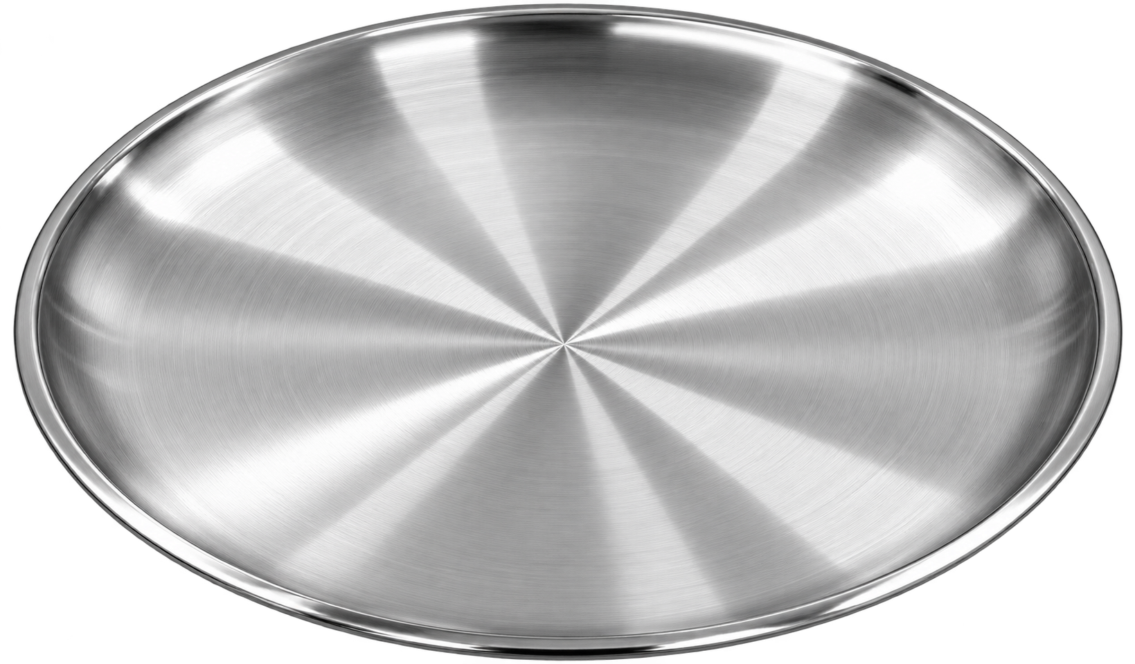 Flat-base shallow feeding dish (with silicone base) — PM-PC224