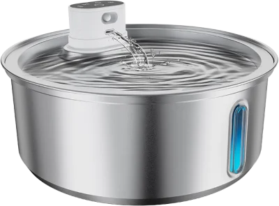 Smart wireless sensor stainless steel pet water fountain — MP-S06