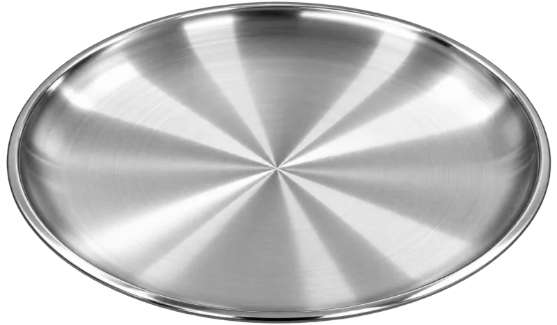 Flat-base shallow feeding dish (with silicone base) — PM-PC225