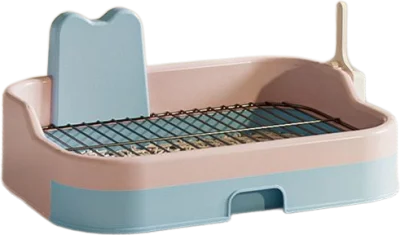 High back panel dog toilet tray — MP-HT141
