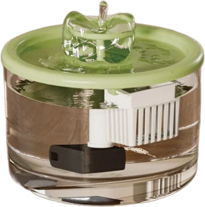 Transparent round tank fountain water fountain — MP-HT131