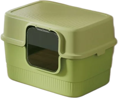 Flip-top rounded-corner litter box — MP-HT065