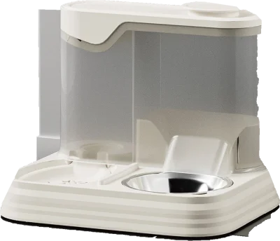 Square food hopper feeder with bowl — MP-HT126