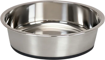 Brushed straight-sided bowl with silicone base — PM-PC26
