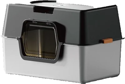 Square fully enclosed stainless steel litter box — MP-HT035