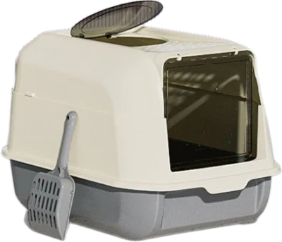 Lift-up sloped lid litter box — MP-HT057