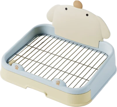 Animal back panel grid dog toilet tray — MP-HT145