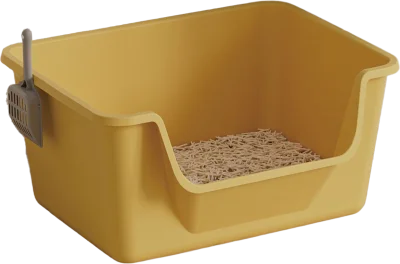 Straight-wall low-entry litter box — MP-HT073