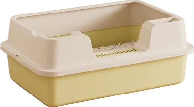 Two-tone semi-enclosed litter box — MP-HT067