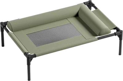 Leather camp-style pet bed — MP-HT021