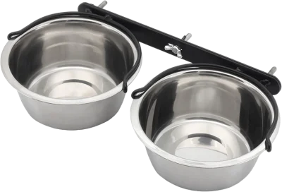 Black iron clamp + natural-finish bowl — PM-PC13