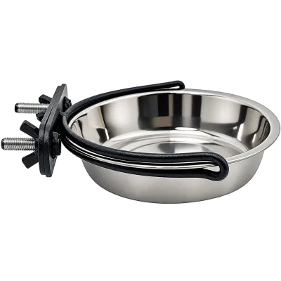 Black iron clamp + natural-finish bowl — PM-PC10