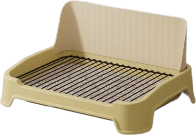 Small back panel with four feet dog toilet tray — MP-HT144