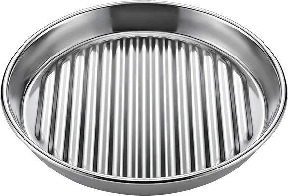 Wave shallow feeding dish (with silicone) — PM-PC211