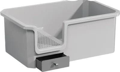 Large high-guard drawer litter box — MP-HT076