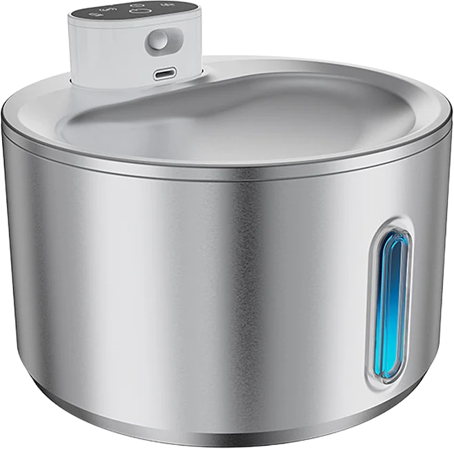Smart wireless sensor stainless steel pet water fountain — MP-S01
